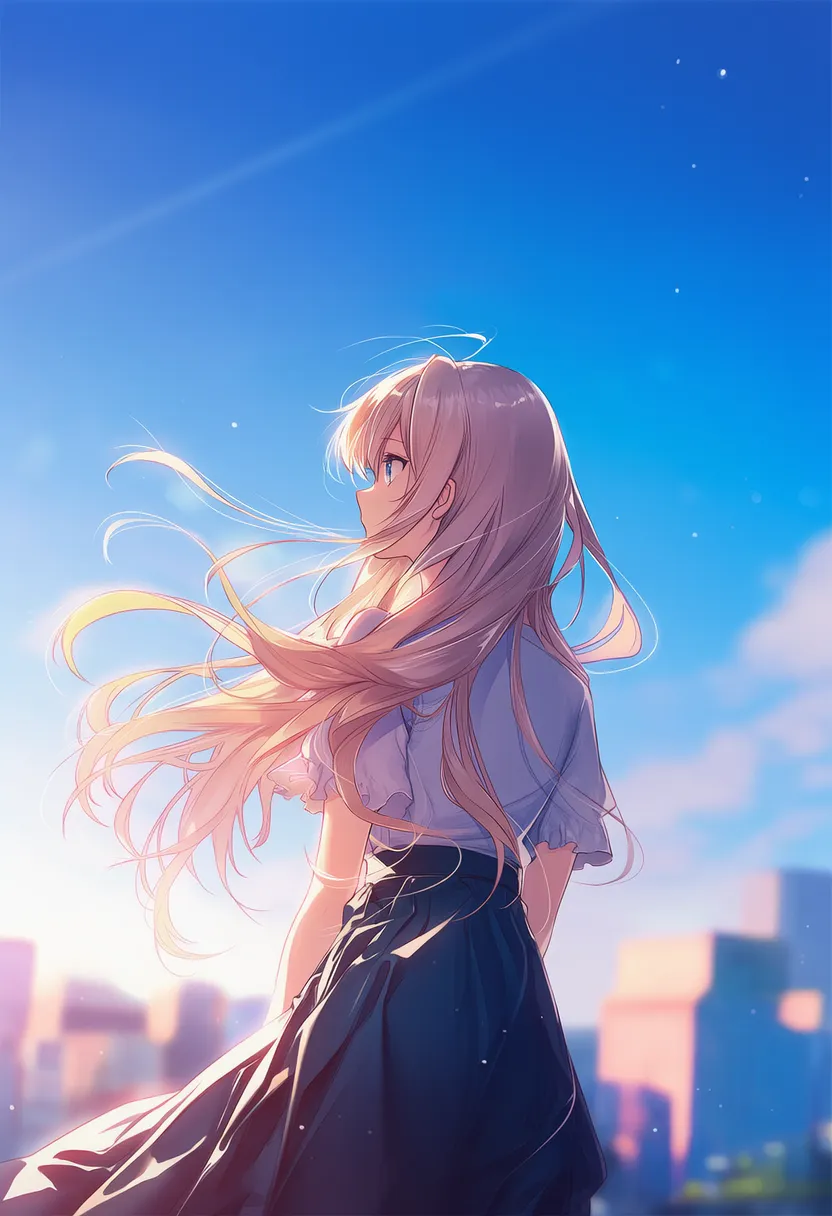 体が後ろ向きで顔だけ横向きの状態のAIイラスト｜プロンプト紹介