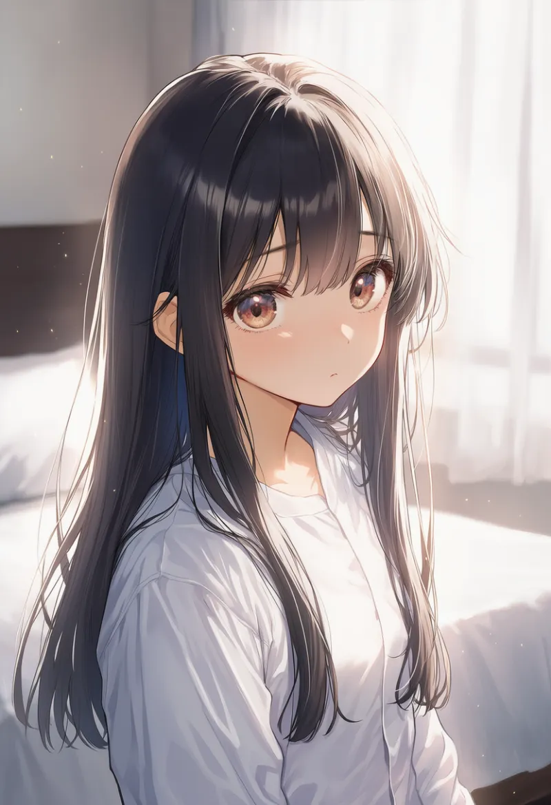 ムッとした表情(不機嫌寄り)のプロンプト|AI作例