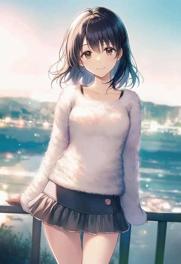 ふわふわの服を再現したAIイラスト|プロンプト紹介