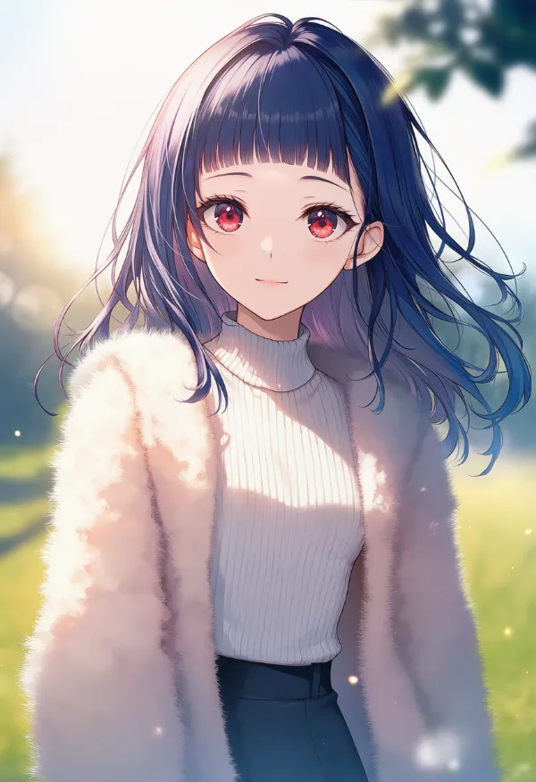 ふわふわのジャケットのプロンプト紹介｜AIイラスト