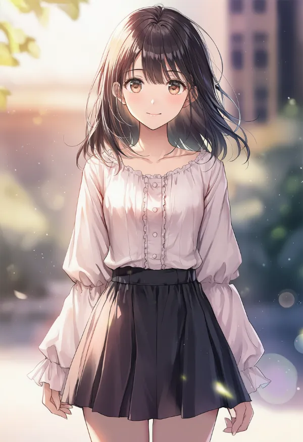 ガーリー系の服を再現したAIイラスト|プロンプト紹介