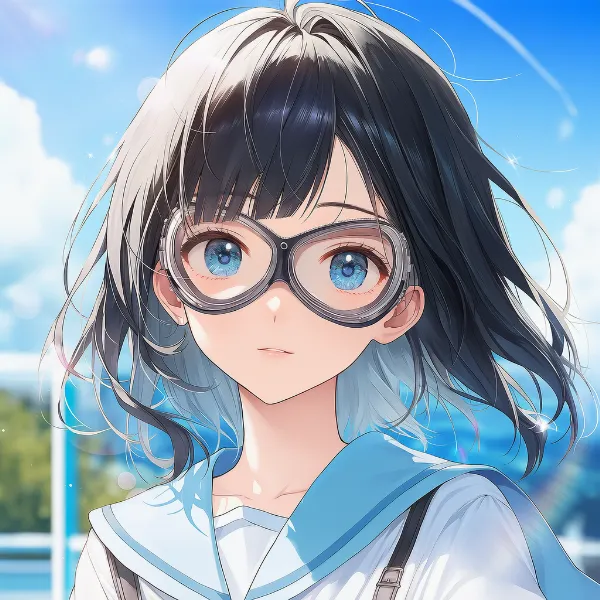 ゴーグルのAIイラスト｜プロンプト紹介