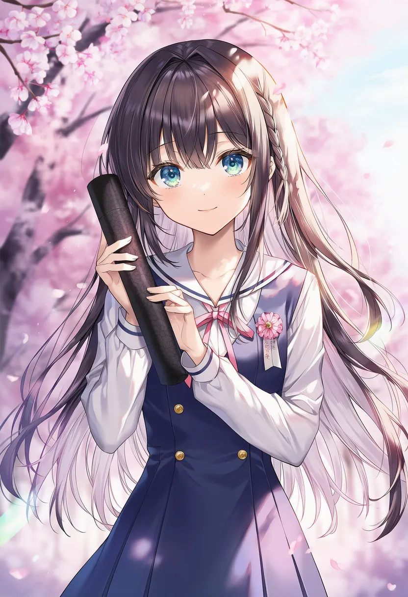 卒業式のシチュエーション再現のためのプロンプト|AIイラスト