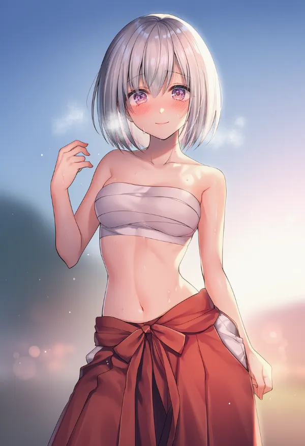 袴のズボンを履いた美少女AIイラスト|プロンプト紹介