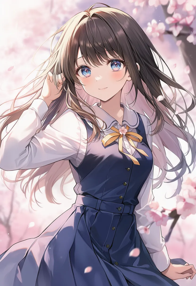 お花見のシチュエーション再現のためのプロンプト|AIイラスト