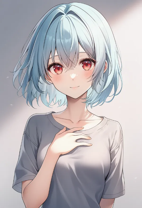 胸に手を当てる（hand on own chest）ポーズのプロンプト紹介｜AIイラスト