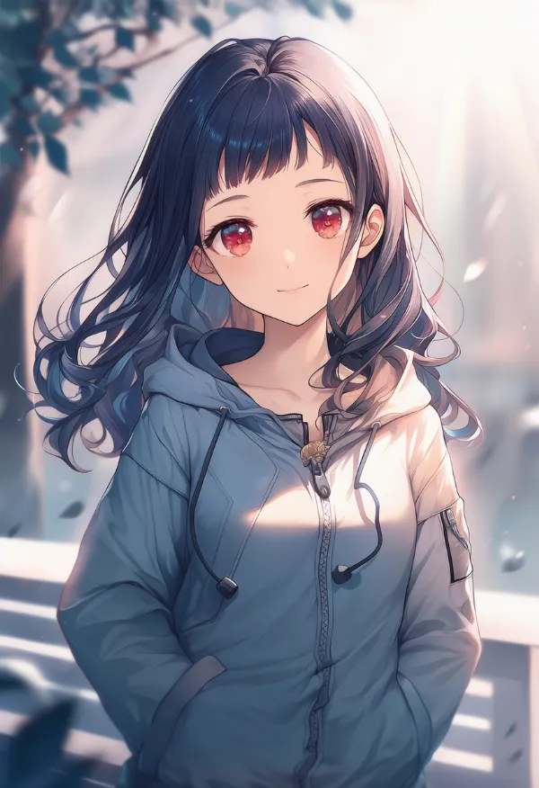 フード付きジャケットのプロンプト紹介｜AIイラスト