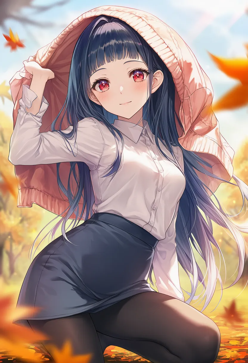 頭の上にジャケットをかぶせるポーズのプロンプト紹介｜AIイラスト