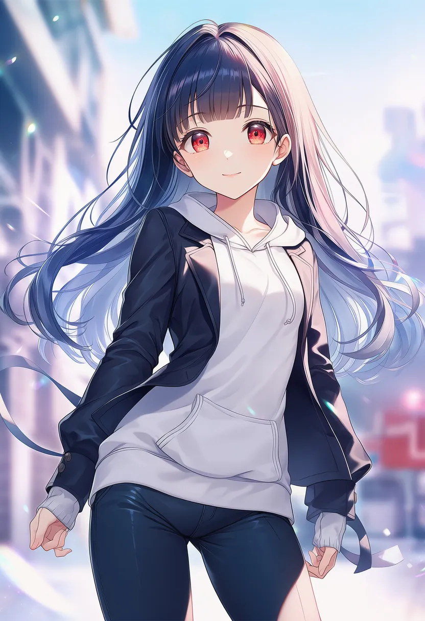 パーカーの上にジャケットを重ね着するプロンプト紹介｜AIイラスト