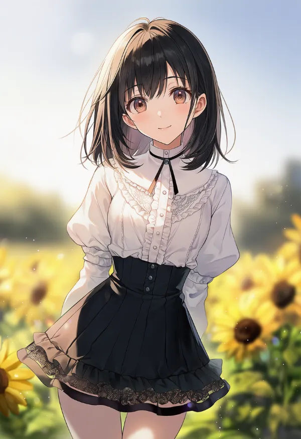 ロリータ系の服を再現したAIイラスト|プロンプト紹介