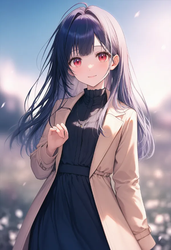 ロングジャケットのプロンプト紹介｜AIイラスト