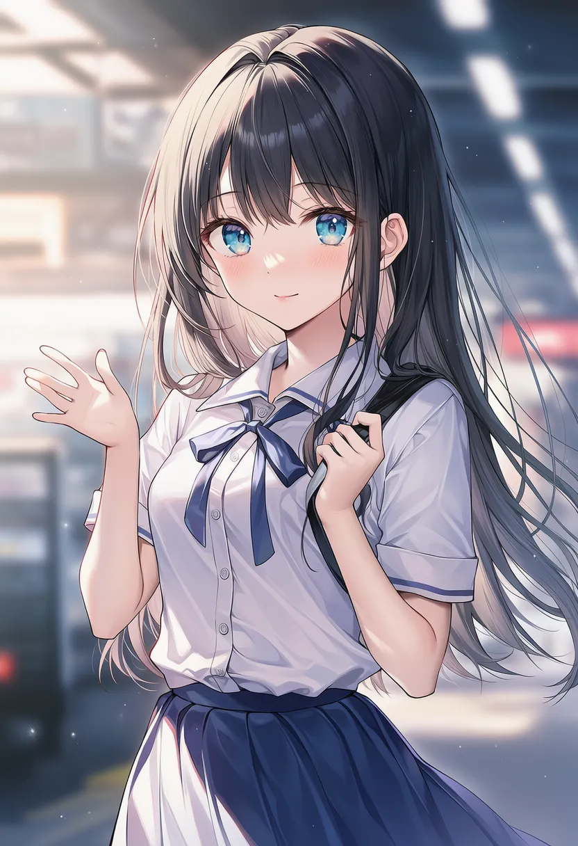 朝の通勤・通学のシチュエーション再現のためのプロンプト|AIイラスト