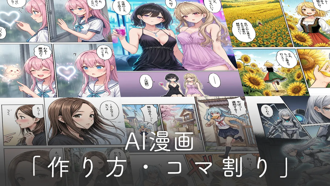 【Nano Banana Pro】AI漫画の作り方・コマ割りのプロンプトなど