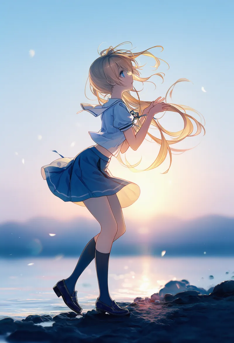 NovelAIで生成したAIイラストの作例