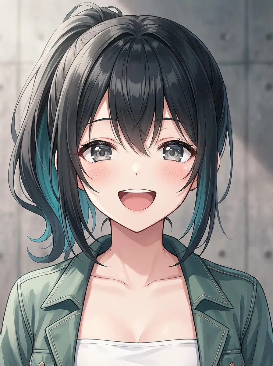 Nano Banana Proで元画像からキャラクターをクローズアップ構図に変更した作例