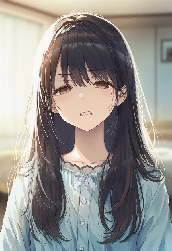 細めた目のAIイラスト作例|プロンプト紹介