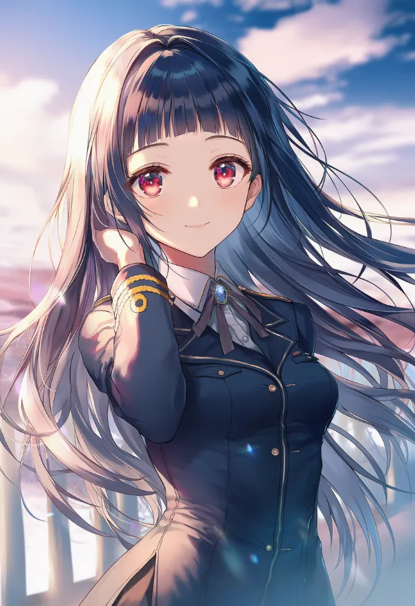 海軍風ジャケットのプロンプト紹介｜AIイラスト