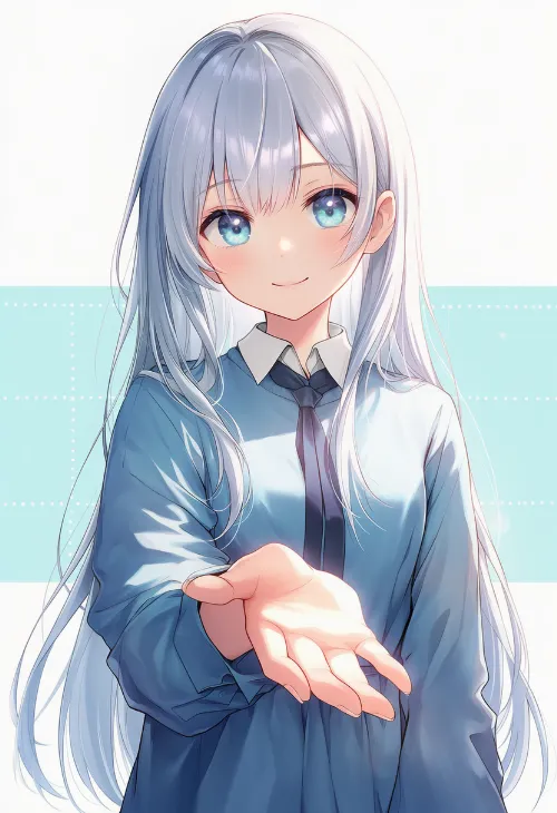 手を差し出す|手のポーズのプロンプト