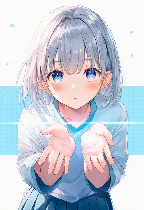 手を見せる|手のポーズのプロンプト