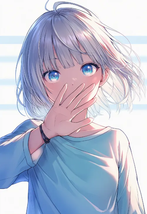 手をかざす|手のポーズのプロンプト