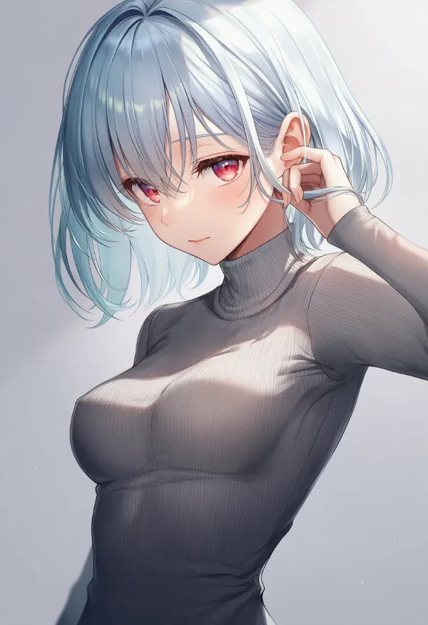 ハリのある胸（perky breasts）のプロンプト紹介｜AIイラスト