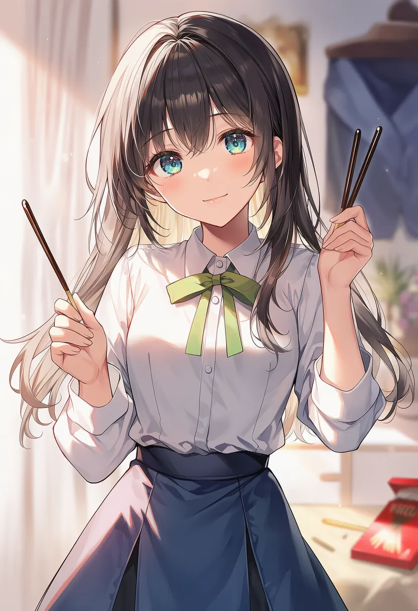 ポッキーの日のシチュエーション再現のためのプロンプト|AIイラスト