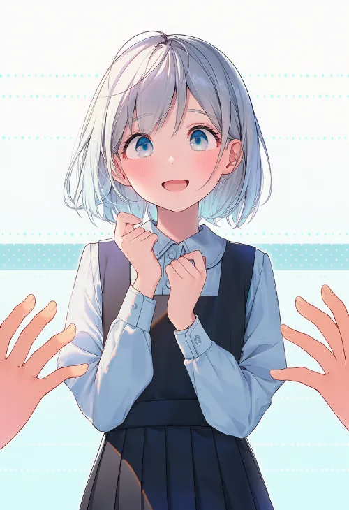 画面外からの手|手のポーズのプロンプト