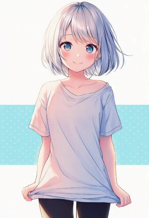 手で服を引っ張る|手のポーズのプロンプト