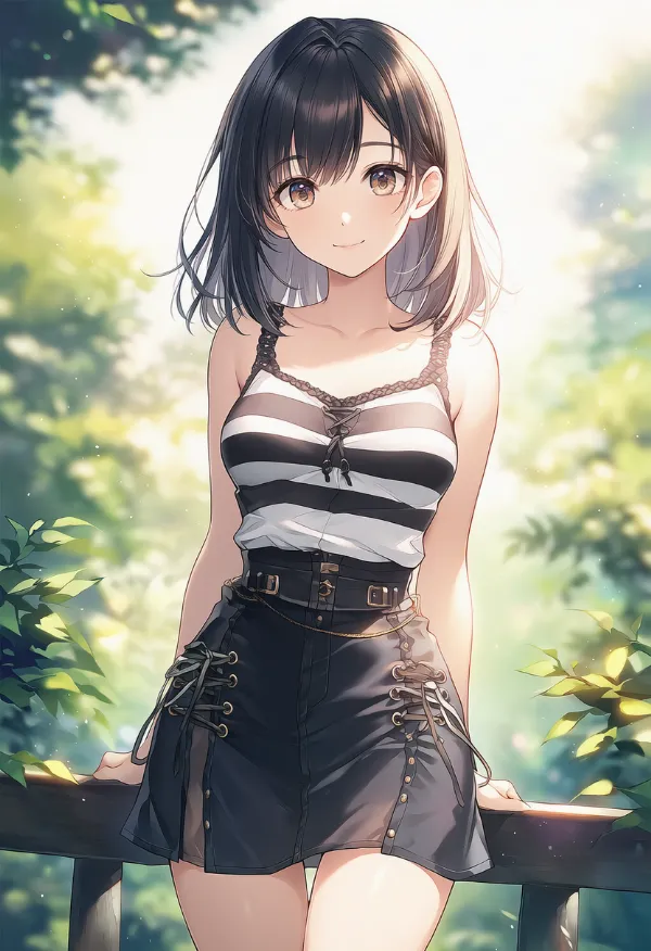 ロック系の服を再現したAIイラスト|プロンプト紹介