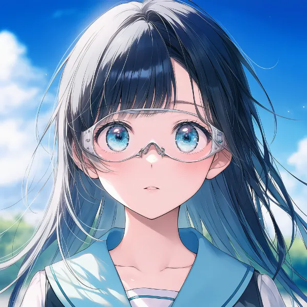 セーフティメガネのAIイラスト｜プロンプト紹介