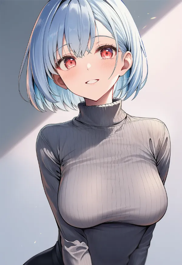 長乳（sagging breasts）のプロンプト紹介｜AIイラスト