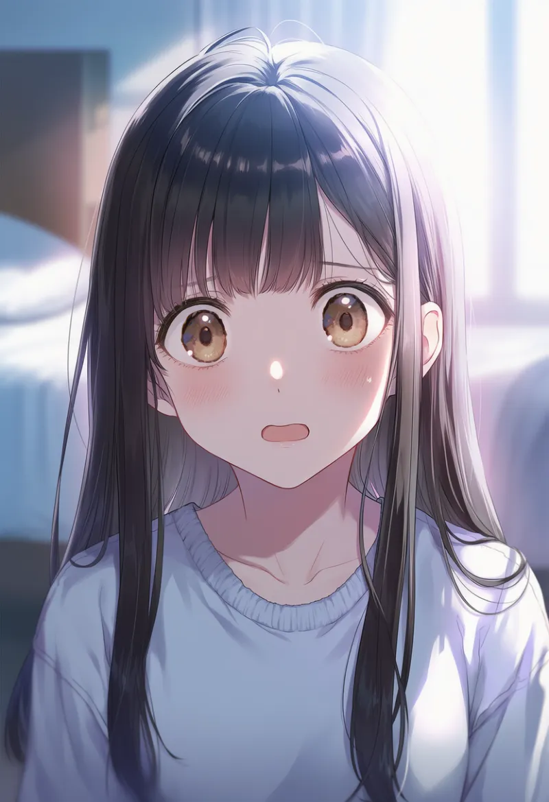 怖がる表情の再現用プロンプト|AIイラスト