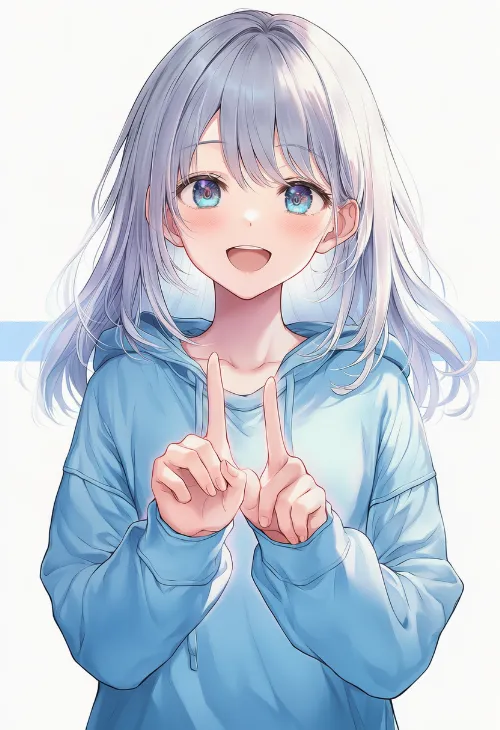 手話|手のポーズのプロンプト