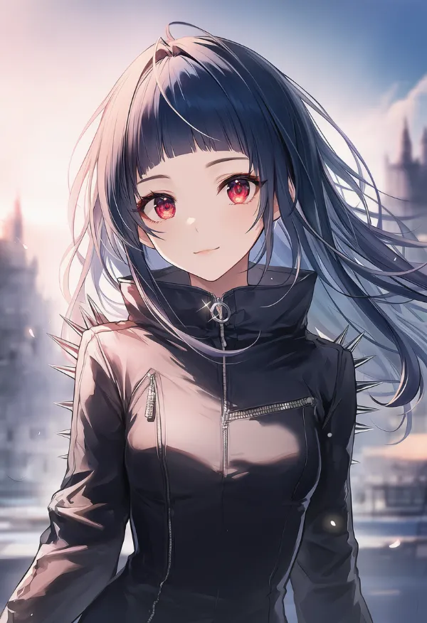 スパイクジャケットのプロンプト紹介｜AIイラスト