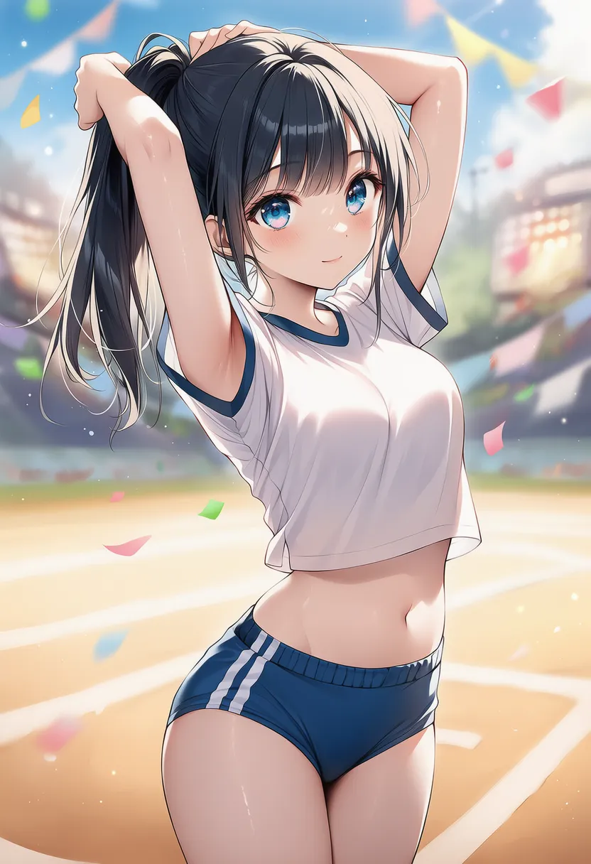 体育祭のシチュエーション再現のためのプロンプト|AIイラスト