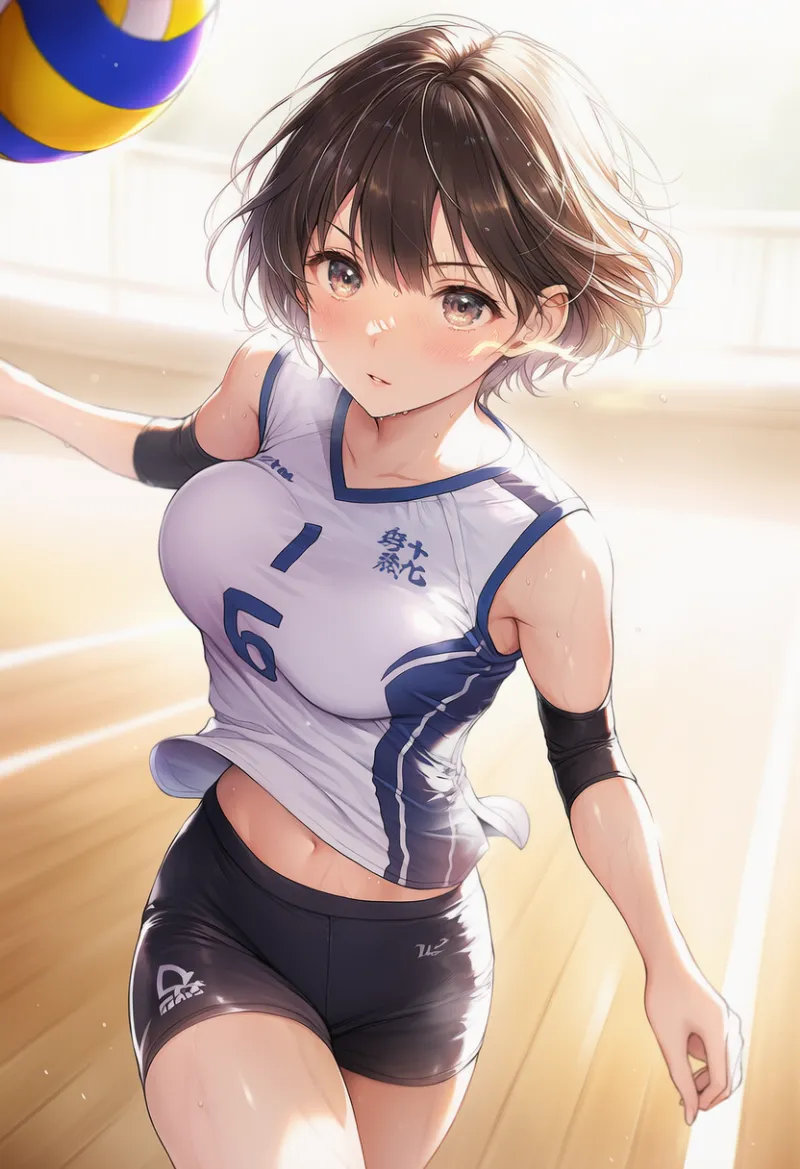 バレーボールウェアのプロンプト紹介｜AIイラスト