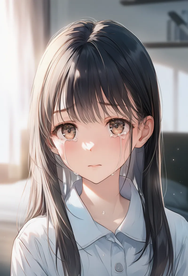 苦しい表情の再現用プロンプト|AIイラスト