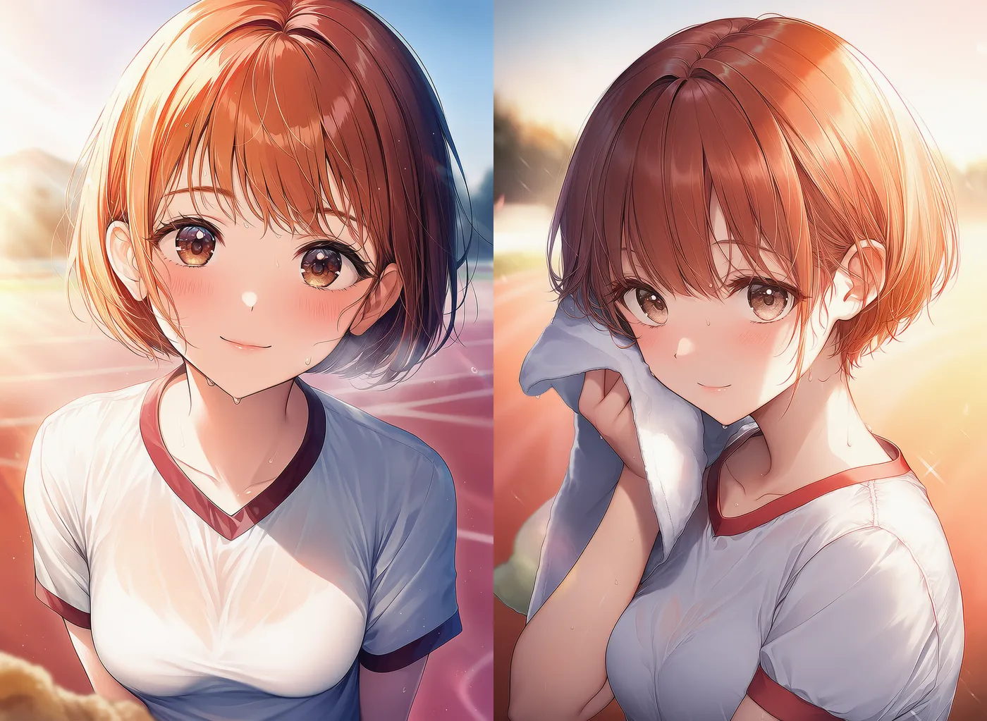 汗ばんだ肌を再現したAIイラスト|プロンプト紹介