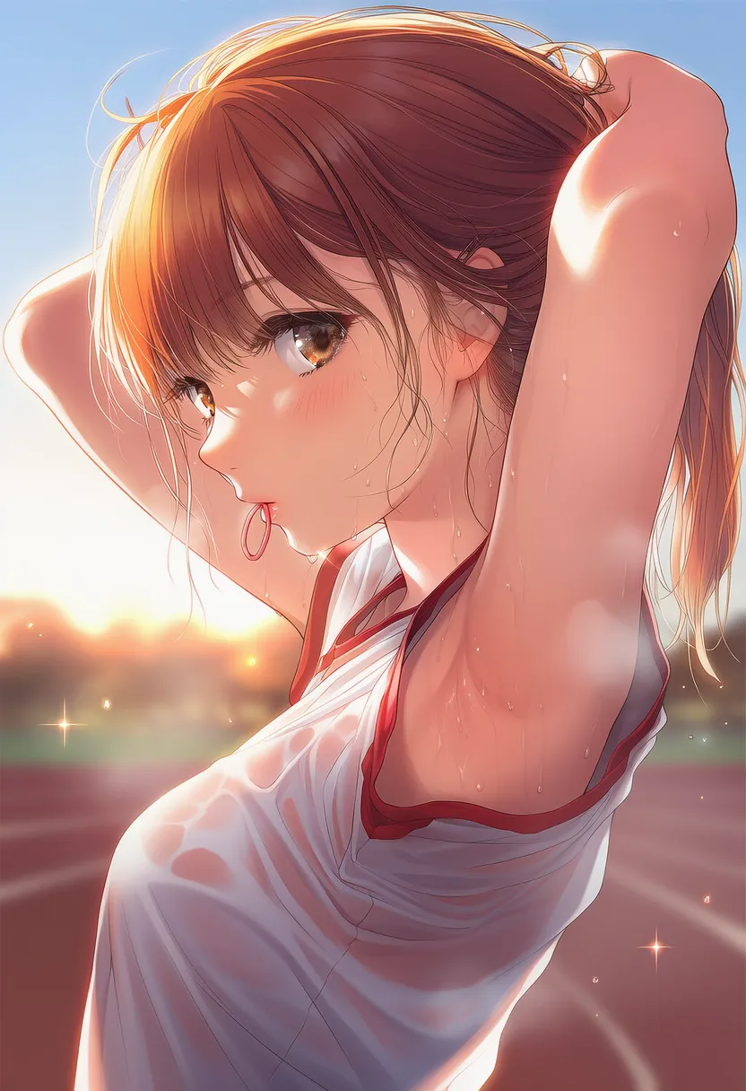 脇汗を再現したAIイラスト|プロンプト紹介