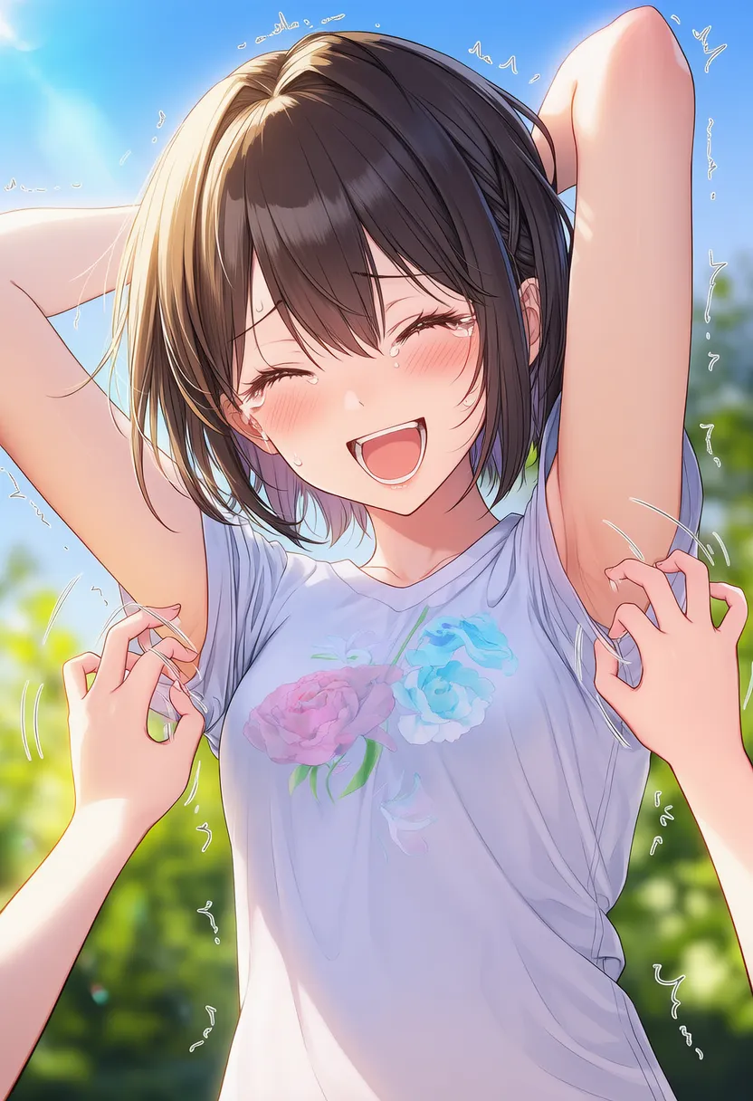 POV視点でくすぐる手を描写したAIイラスト|プロンプト紹介