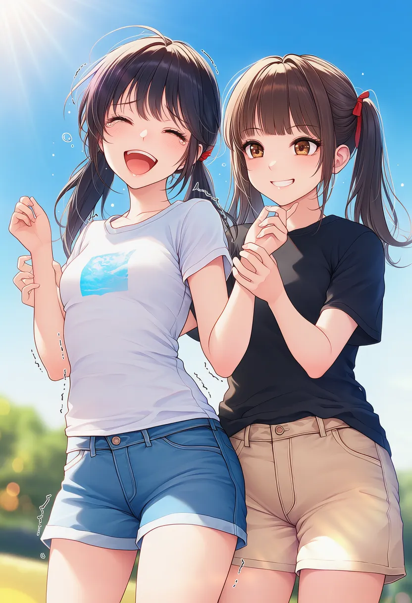 手をくすぐるAIイラスト|プロンプト紹介