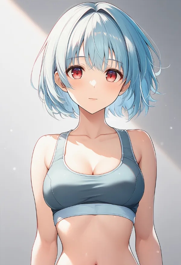 ハミ乳（undersized breast cup）のプロンプト紹介｜AIイラスト