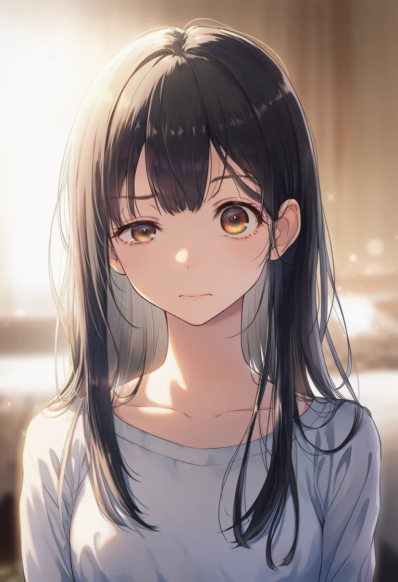 左右非対称の目のAIイラスト作例|プロンプト紹介