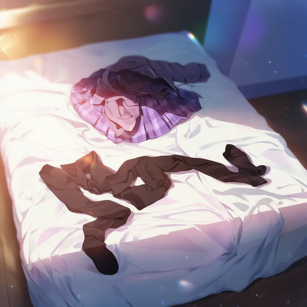 散乱したパンストのAIイラスト|プロンプト紹介