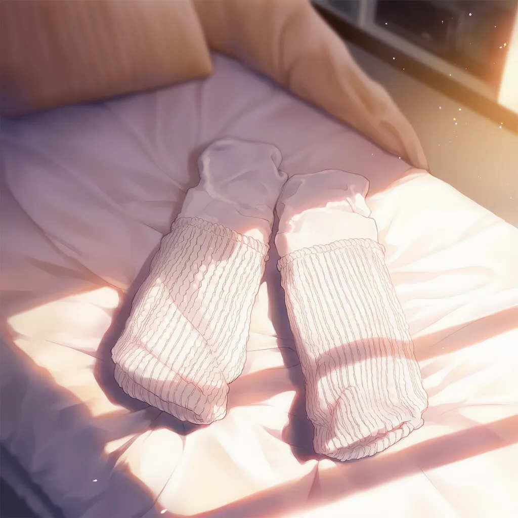 散乱した靴下のAIイラスト|プロンプト紹介