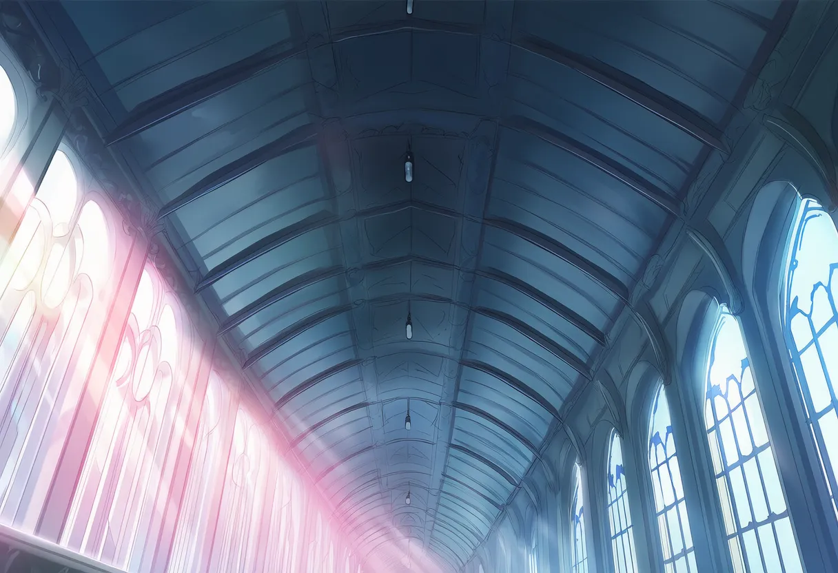 アーチ型の天井のプロンプト|AIイラスト