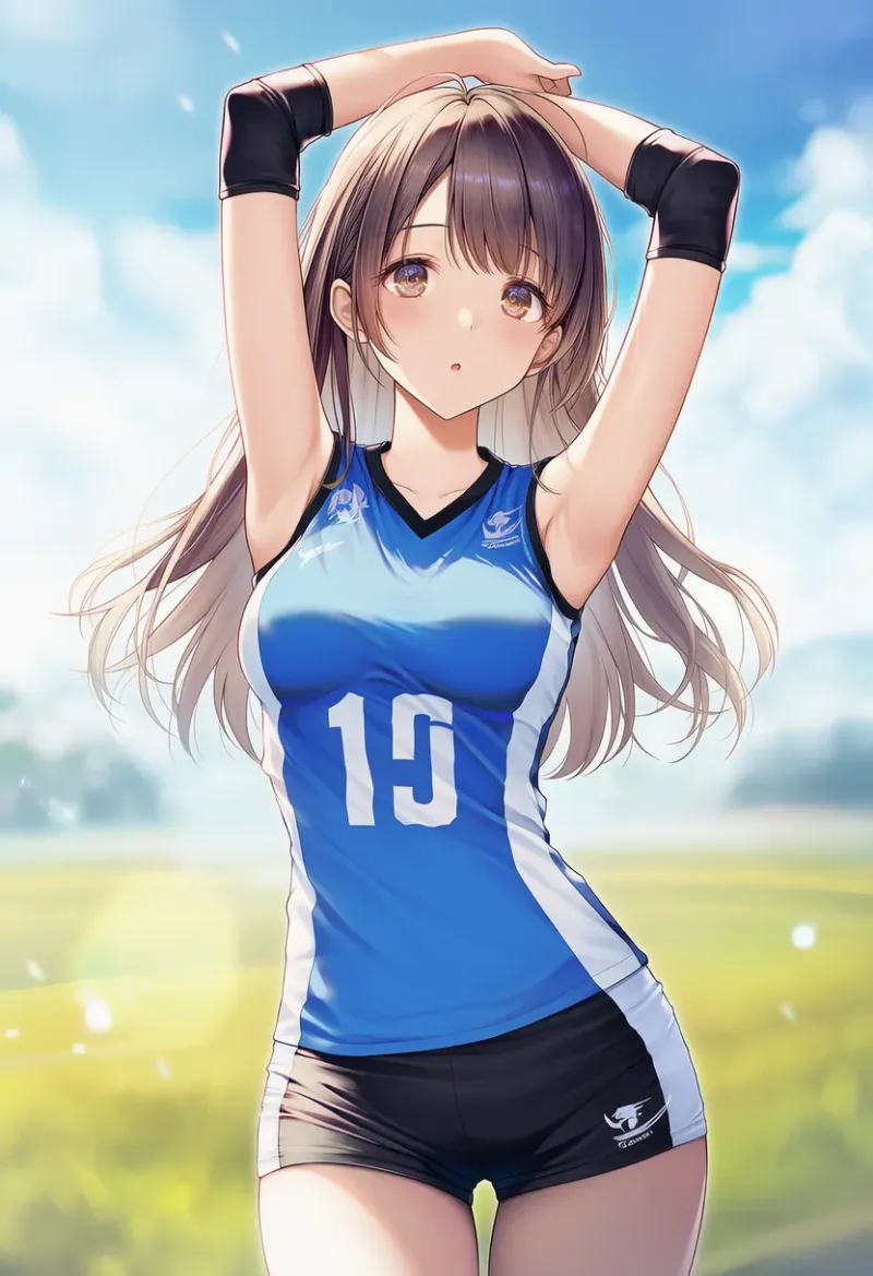 バレーボールのユニフォームのプロンプト紹介｜AIイラスト