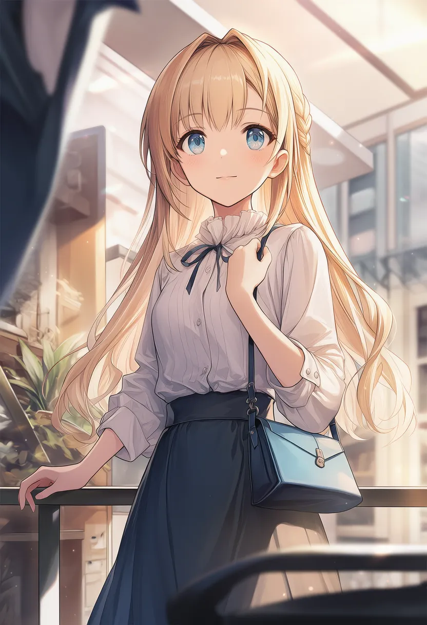 ウィンドウショッピングのシチュエーション再現のためのプロンプト|AIイラスト