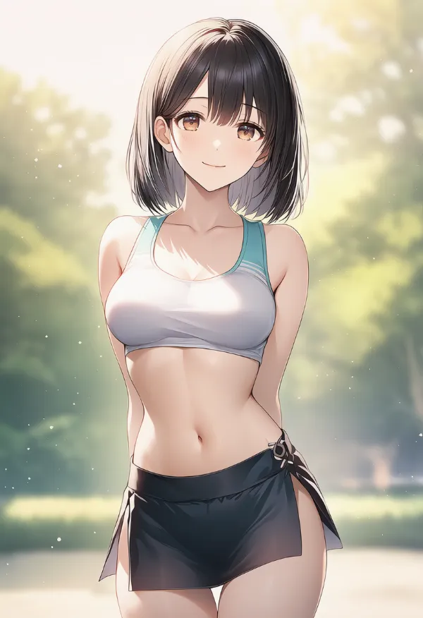 運動用の服を再現したAIイラスト|プロンプト紹介