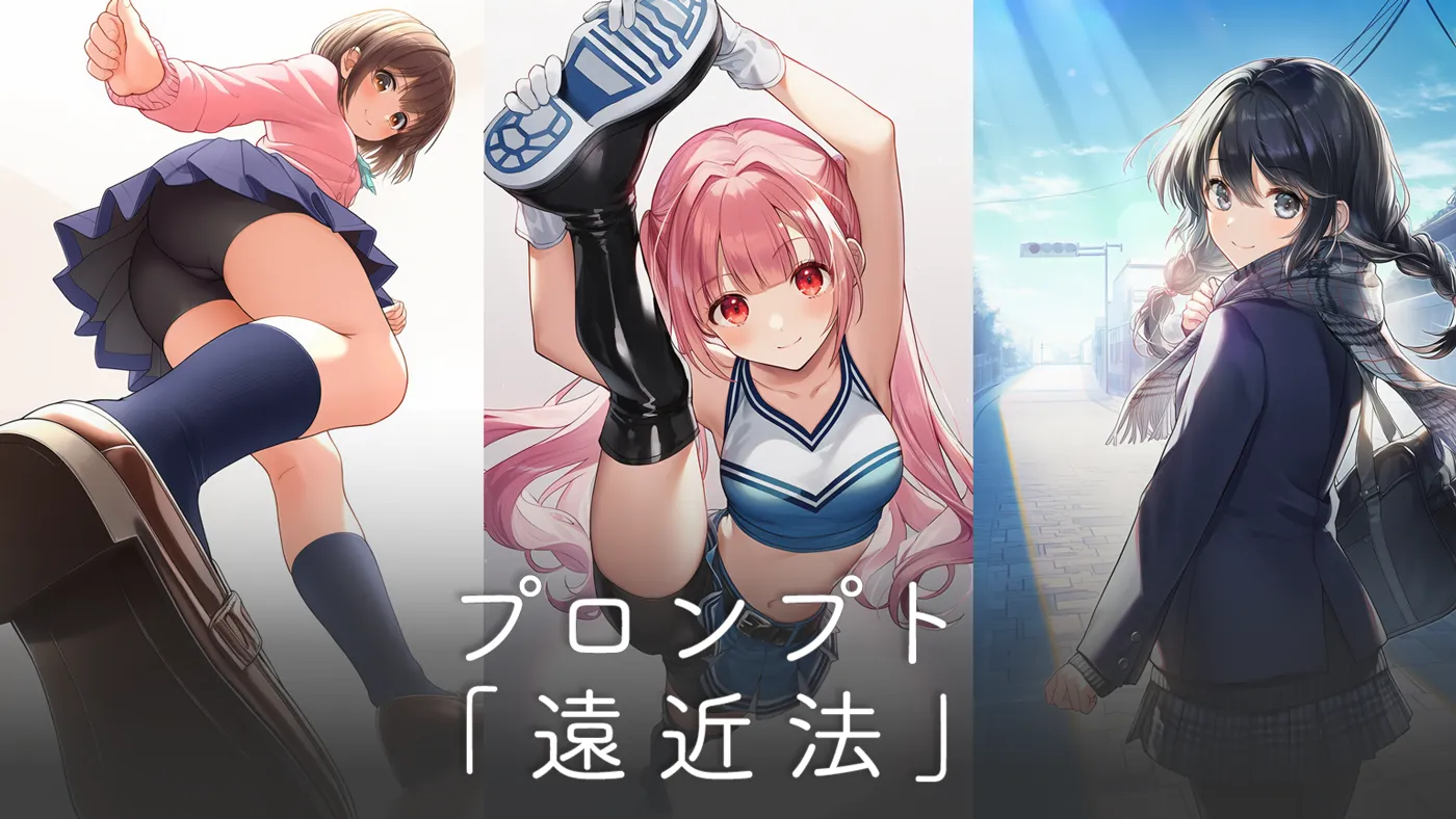 遠近法プロンプトを使った奥行き表現の解説【AIイラスト】